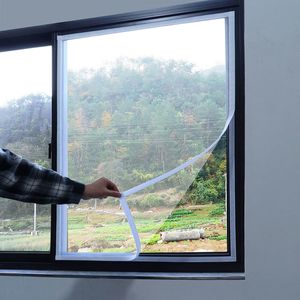 Transparente Vorhänge DTGJ Insekten-Moskitonetze, Fenstergitter, Netzstoff, individuelle Größe, Tüll, unsichtbar, weißes Fiberglas, Sommer gegen Mücken und Fliegen, 230625