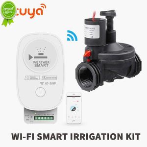 Tuya WiFi Smart Garden Automatic Watering Timer Support Multi-Valves Controll Work med Alex Agricultural Irrigation Controller