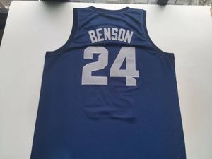 College Basketball Wears Physical photos Nevada Wolf Pack 24 Benson Dark Grey Men Youth Women Vintage High School Size S-5XL or any name and number jersey