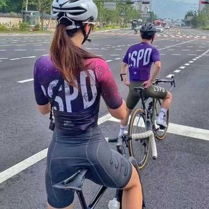 Bisiklet Giysileri Setleri CSPD Bisiklet Giysileri Yaz Kadın Bisiklet Giysileri Takım Maillot Ciclismo Pro Team MTB Yarış Bisiklet Giyim Yol Bisiklet Setleri#01HKD230625