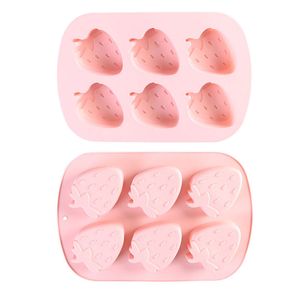 Bandejas de cubos de gelo de silicone Morango Limão Melancia Forma de bola de gelo Molde de cozimento Bandeja de sabonete de chocolate Moldes para doces HW0049