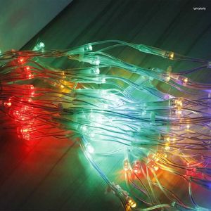 Strängar LED -stränglampor utomhus vattentätt nät nettoljus dekorativt för festlig bröllop eu 220v jul