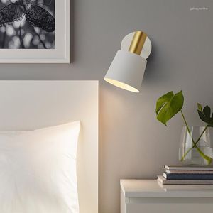 Wall Lamp Nordic Instagram Style Open Wire With Plug Switch Wireless Bedside Bedroom Modern Simple Reading