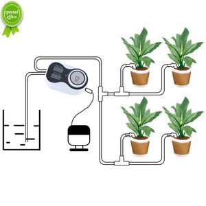 Självvattningssats Smart Watering Devis Drip System Automatisk Timer Garden Water Pump Controller för krukväxtblomma