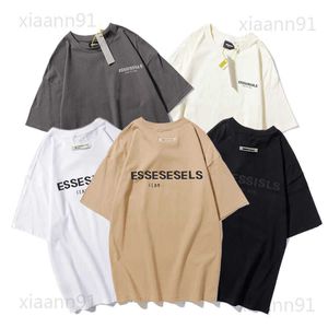 Projektant mody essentialsshirt t shirt essentials -clothing swobodne estenial bluza z kapturem męskie kobiety letnie essenals z kapturem luksusowe nadruki literowe koszulka luźna koszulka