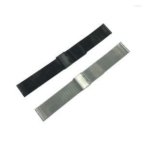 Watch Bands 20/22mm LED Magnetic Suction Strap Stainless Steel Electronic For Flat Head Accessories Deli22