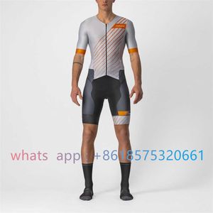 Cykelkläder sätter Zootekoi Mens Tri Racesuit Triathlo Skinsuit Mtb Cycling Clothing Jumpsuit Maillot Ciclismo Running Aviation Suit 2023HKD230625