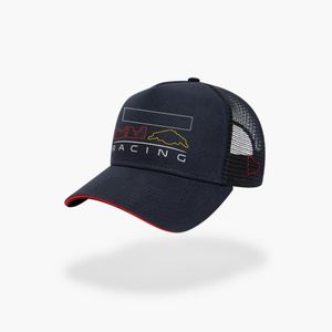 F1 포뮬러 1 팀 레이싱 모자 전체 자수 팀 로고 야구 모자 팬 스타일 주변의 새로운 팬
