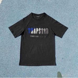 Summer Trapstar Man Projektanci Ubrania Kobiety Krótkie koszule Tracksuit męskie koszulki sportowe T-shirt High Street Hip Hop Tracksuits Projekt Motion 705ess