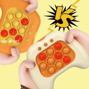 減圧おもちゃクイックプッシュポップゲーム電子ティクトックプレスゲームフィジェットおもちゃストレスプッシュバブル対友達230625