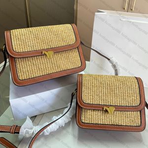 Bolsa de ombro de moda de palha do verão Designer Luxo Bolsa de compras de luxo para compras clássicas Viagem Bolsas de praia Bolsas de tecido Raffias Bag de Raffias