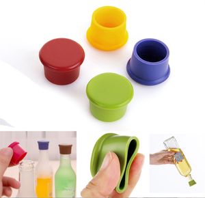 Hot sales Silicone Red Wine Stopper Food Grade Beer Beverage Bottle Caps Sealers Leak Free Wine Bottle Cap Fresh Keeping Sealers JL1292