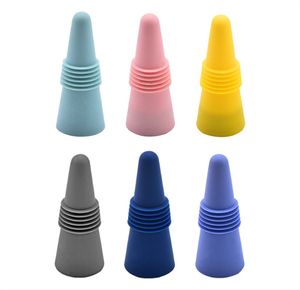 Silicone Wine Bottle Stopper tools Leak Proof Beer Champagne Cap Closer Whisky Accessories Wine Cork Plugs Lids Kitchen Bars Tools JL1291