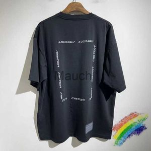 Men's T-Shirts ACOLDWALL TShirt Men Women 11 B Quality Oversized A COLD WALL Patch Tag ACW Short Sleeve Tee J230625