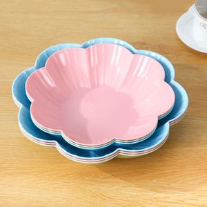 Dinnerware Sets Plum Blossom Dried Fruit Plate Storage Dish Multi-purpose Plates Cake Candy Tray