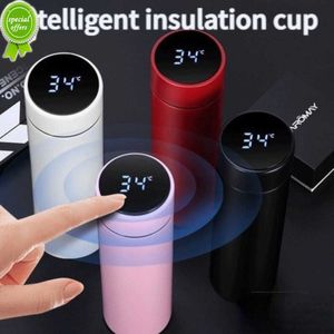 500ml Stainless Steel Intelligent Thermos Bottle Temperature Display Smart Water Bottle Vacuum Flasks Insulation Cup Bottle