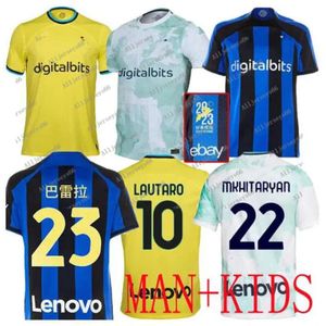 2022 2023 Lukaku Camisas de futebol Barella Inters Ano novo chinês Dzeko S Lautaro Vidal J. Correa 22 23 Camisa de futebol Calhanoglu