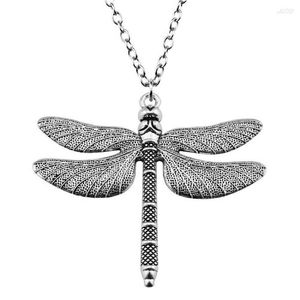 Pendanthalsband 1 bit 63x71mm Big Dragonfly Charms Halsband för kvinnor Drop Leverantör Pendants Kvinnlig gåva