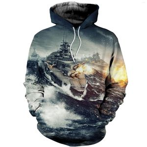 Felpe con cappuccio da uomo World Warships Stampa 3D Unisex Primavera Autunno Moda Sport Felpa con cappuccio Casual Streetwear Art Zip Oversize Harajuku Pullover8