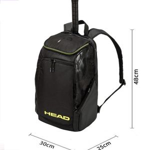 BASS 2023 Original Head Tour Team Tennis Backpack Borse da tennis Backpack BackMinton Bashpack Badminton Bashpack con scarpe scompartimento