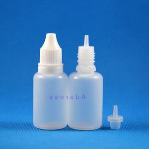 30 ML LDPE Plastic Dropper Bottles With Tamper Proof Caps & Tips Safe e Vapor Squeeze thin nipple 100 pieces per lot Tpnwq