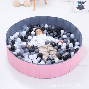 Baby Rail Kinder spielen Spiel Spielzeug Zelt Ozean Ball Pit Pool Kinder Baby Indoor einfach faltbar Bälle nicht im Lieferumfang enthalten Raumdekoration Baby Mädchen Geschenk 230625