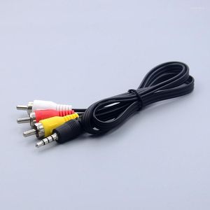 Computerkabel-Anschlüsse 65 cm 1 m 1,5 m 3,5-mm-Klinkenstecker Stecker auf 3 RCA-Adapter Hochwertiges 3,5-Audio-Video-AV-Kabel DrahtkabelComputer