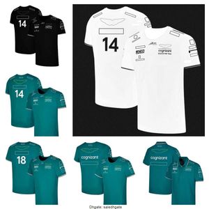 2023 F1 Aston Team T-Shirts Herren- und Damen-Freizeitsport Kurzärmelige, schnell trocknende T-Shirts Fans-T-Shirts F1-Rennkleidung
