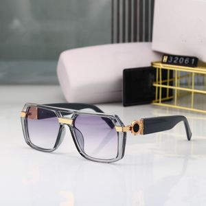 Solglasögon för kvinnliga män designer solglasögon sommar som kör polariserar solglasögon kvinnliga glasögon mens retro fyrkantiga ram glasögon solglasögon 32061