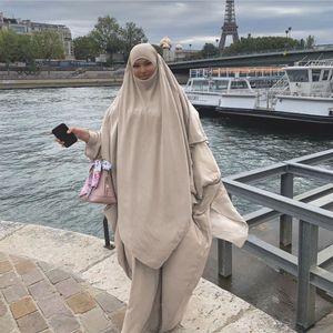 Hijab Islamico singolo Strato Completo Lungo Saudita Niqab Hijab Burqa Arabo Velo Musulmano Avvolgere Sciarpa Testa Donne Eid Preghiera Copricapo Amira Khimar 230626