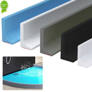 Striscia di barriera per la ritenzione dell'acqua del bagno Separazione a secco e bagnata Guarnizione in silicone Tappo per l'acqua del bacino Striscia di ritenzione dell'acqua autoadesiva