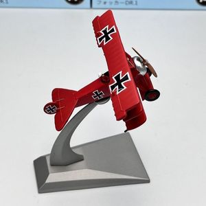 Aircraft Modle Scale 172 Fighter Model German Fokker DR.1 Military Aircraft Replica Aviation World War WW2 Plane Collectible Toys for Boys 230626