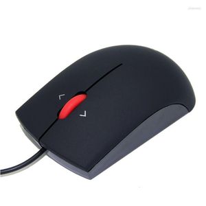 Myszy Lenovo Thinkpad OB47153 Laptop IBM Red Dot Wired Mouse 1000 DPI USB PC ROSE22