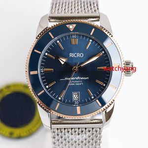 Relógio masculino de designer de luxo GF Factory Super Ocean Culture segunda geração 42mm material de anel de cerâmica safira formato de vidro mãos exclusivas com super luminoso