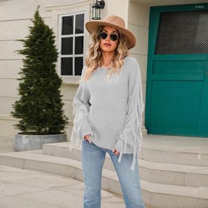 Kvinnorjackor 2023 Autumn Light Luxury Fashion European och American Style Women's Knitwear Sweaters Lossa Women Boutique Clothing