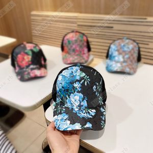 Designerska czapka baseballowa Flowers Street Casquettes Zamontowane czapki czapki czapki kulkowe dla mężczyzny Kobieta Regulowana czapki Dome Najwyższa jakość