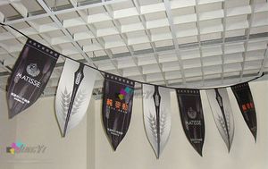 custom promotional flags & banners pennant string bunting flags