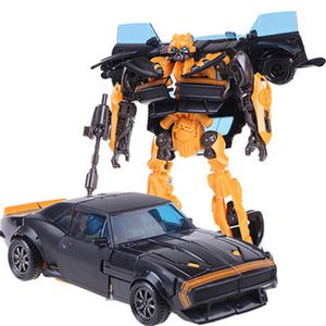 Transformation Toys Robots Haizhixing Children Toys Mini 16cm Transformation Robot Dinozaur Modele Dinozaura Deformowany samochód Prezent Plastikowe Anime Figura F502 230625