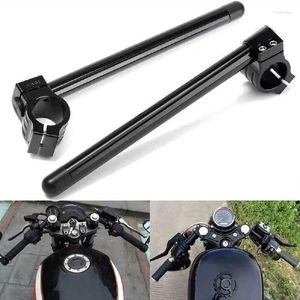 Styret Universal Motorcykel 7/8inch styret Racing Justerbar klipp-On 31-51mm gaffel Tube Black For Handle Cafe Racerhandlebars