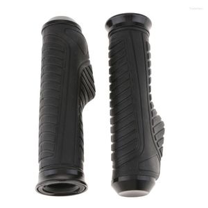 Handlebars Pair Universal Motorbike 7/8" Handlebar Rubber Gel Hand Grips Bar For YamahaHandlebars