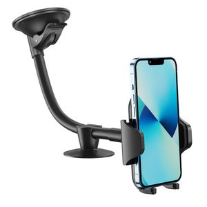 Windshield Car Phone Holder Mount Universal Sug Cup mobiltelefonstativ Dashboard Car Holder för iPhone Samsung Huawei Xiaomi