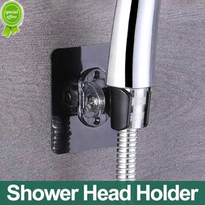 New Self-adhesive Shower Head Holder Punch-free Adjustable Handheld Shower Nozzle Hooks Rack Home Bathroom Wall Mounted Bracket