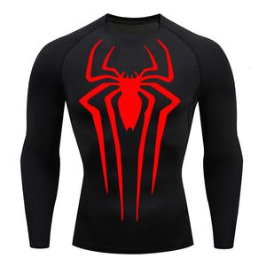 Men's T-Shirts Compression Shirt Men's Quick Dry T-Shirt Long Sleeve Black Sports Top Gym Sweat Breathable Bodybuilding T-Shirt Tracksuit 2099 230625