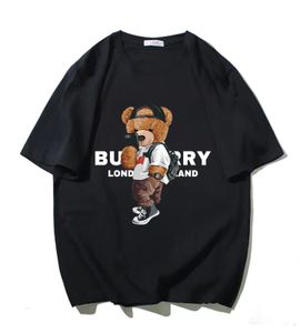 Herren T-Shirts Design Kurzarm Tops Modedruck Cartoon Bär Bluse Männer Übergroße Kleidung T-Shirt Mann Frau Sommer Baumwolle 230625