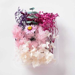 Kurutulmuş Çiçekler Renkli Yapraklar DIY Sanat Zanaat için Malzeme Epoksi Reçine Mum Yapımı Takı El Sanatları Düğün Dekorasyon