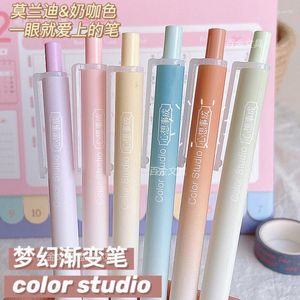 Yatniee 6 penne cancelleria estetica con penna gel Kawaii per scrivere articoli scolastici giapponesi accessori per ufficio