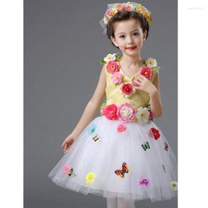 Stage Wear Clothing Dance Dress For Girls Princess Student Choir Child Modern Costumes Kids TB7085