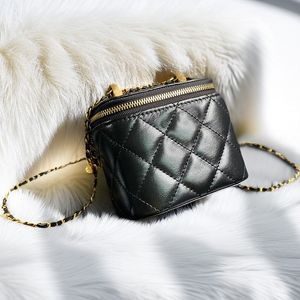 Mini Vanity Case Designer Bags Cosmetic Bag 10A Castin Lipstick z pudełkiem C090