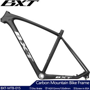 Stojaki na ciężarówkę samochodową BXT Marka T1000 Carbon MTB Ramka 29er Ramka węglowa 29 Ramka rowerowa węglowa 142*12 lub 135*9 mm Targ Brake Rowerowa rower 230626