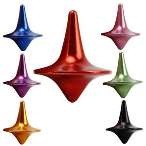 Spinning Top Metal Toys For Children Adult Antistress GyroScope Office Party Game som ForeverSpin Forever Spin Spinner Gyro Toy 230626